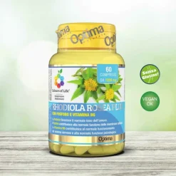 Optima Naturals Rhodiola Rosea Plus Integratore Ricostituente 60 Compresse