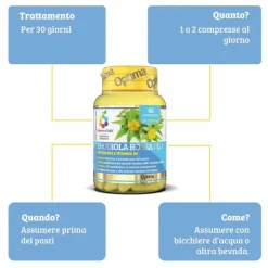 Optima Naturals Rhodiola Rosea Plus Integratore Ricostituente 60 Compresse