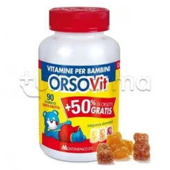 Orsovit Caramelle Gommose con Vitamina C 60 Orsacchiotti + 30 Omaggio