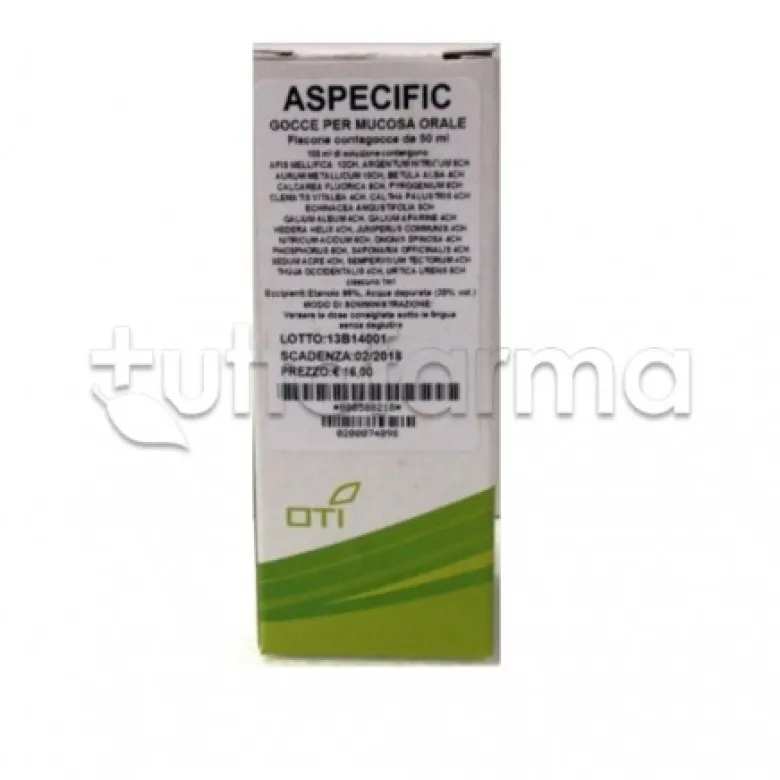 OTI Aspecific Gocce Orali Omeopatiche 50ml