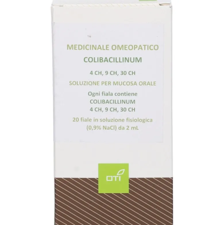 OTI Colibacillinum Rimedio Omeopatico 4CH 9CH 30CH Scalare Progressivo 20 Fiale