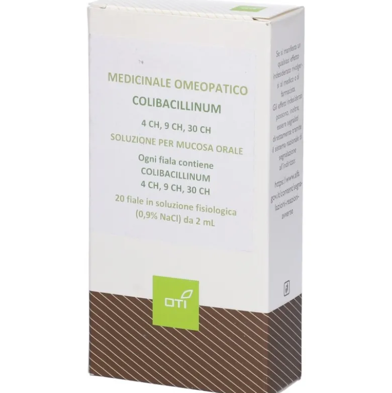 OTI Colibacillinum Rimedio Omeopatico 4CH 9CH 30CH Scalare Progressivo 20 Fiale