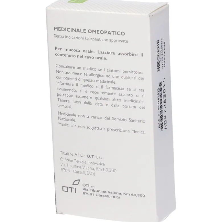 OTI Colibacillinum Rimedio Omeopatico 4CH 9CH 30CH Scalare Progressivo 20 Fiale
