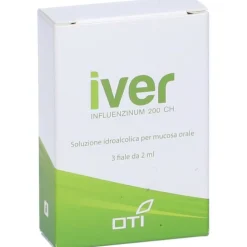 Oti Iver 200Ch Rimedio Omeopatico Prevenzione Influenza 3 Fiale Bevibili