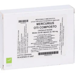 Oti Mercurius Composto Rimedio Omeopatico 60 Capsule