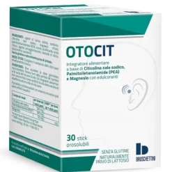 Otocit Integratore di Citicolina e Magnesio per Benessere Organismo 30 Stick Orosolubili