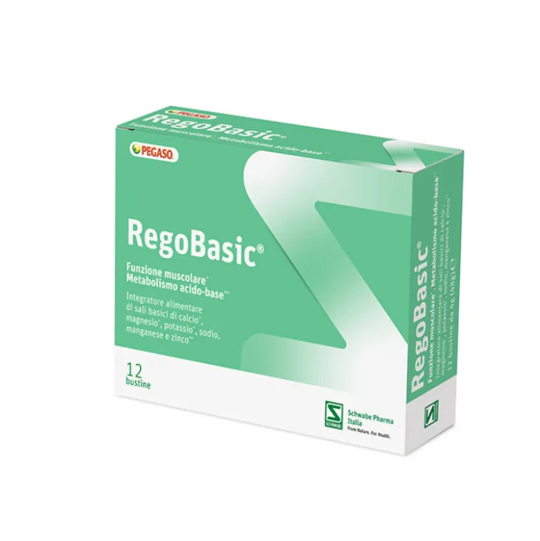Pegaso Regobasic Integratore Magnesio e Potassio 12 Bustine