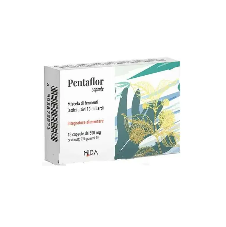 Pentaflor Integratore di Fermenti Lattici 15 Capsule