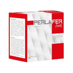 Perlafer Forte per Apporto di Ferro e Vitamine 20 Fialoidi da 5 ml