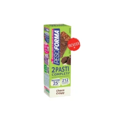 Pesoforma Barrette 2 Pasti Completi Gusto Choco Crispy 2 Pezzi