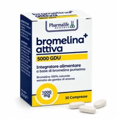 Pharmalife Bromelina+ Attiva 5000 GDU 30 Compresse