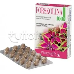 Pharmalife Forskolina 100% Integratore per il Peso 15 Compresse