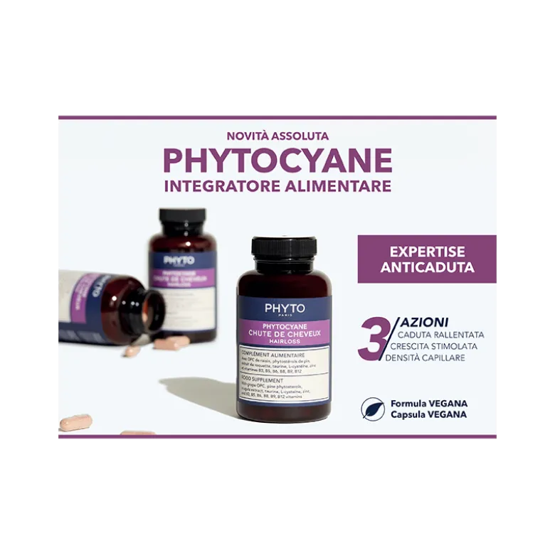Phyto Phytocyane Integratore Contro Caduta Progressiva Capelli 84 Capsule