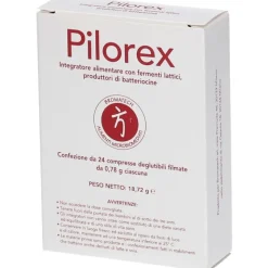 Pilorex Bromatech Integratore per Equilibrio Intestinale 24 Compresse
