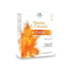 Piperina & Curcuma Fame Integratore Sazietà e Digestione 10 Fiale 20 ml