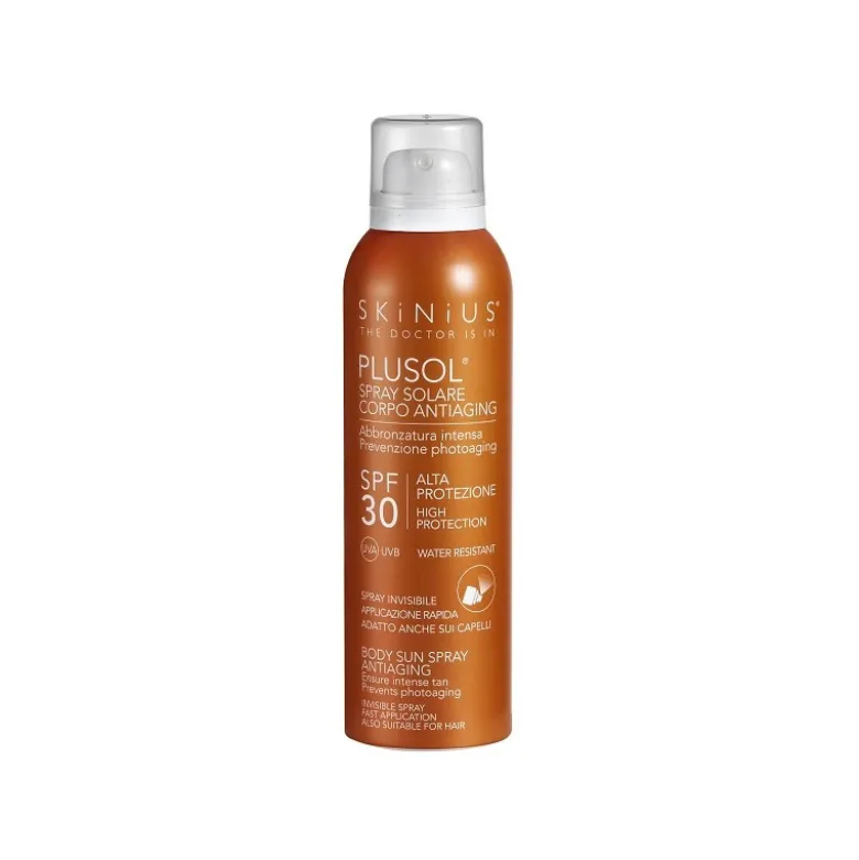 Plusol Spray Solare Corpo SPF 30 per Protezione Solare 150 ml