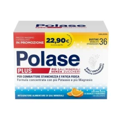 Polase Plus Integratore Energizzante Stanchezza e Affaticamento 36 Bustine Arancia PROMO