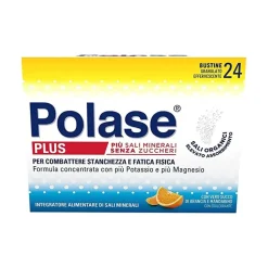 Polase Plus Magnesio e Potassio 1+1 Omaggio Integratore 48 Bustine