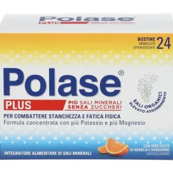 Polase Plus Magnesio e Potassio 1+1 Omaggio Integratore 48 Bustine