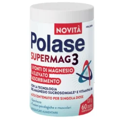 Polase Supermag 3 Integratore Magnesio e Vitamina B6 Polvere 120g Gusto Ciliegia