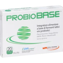 Pool Pharma Probiobase Integratore per Intestino 20 Capsule