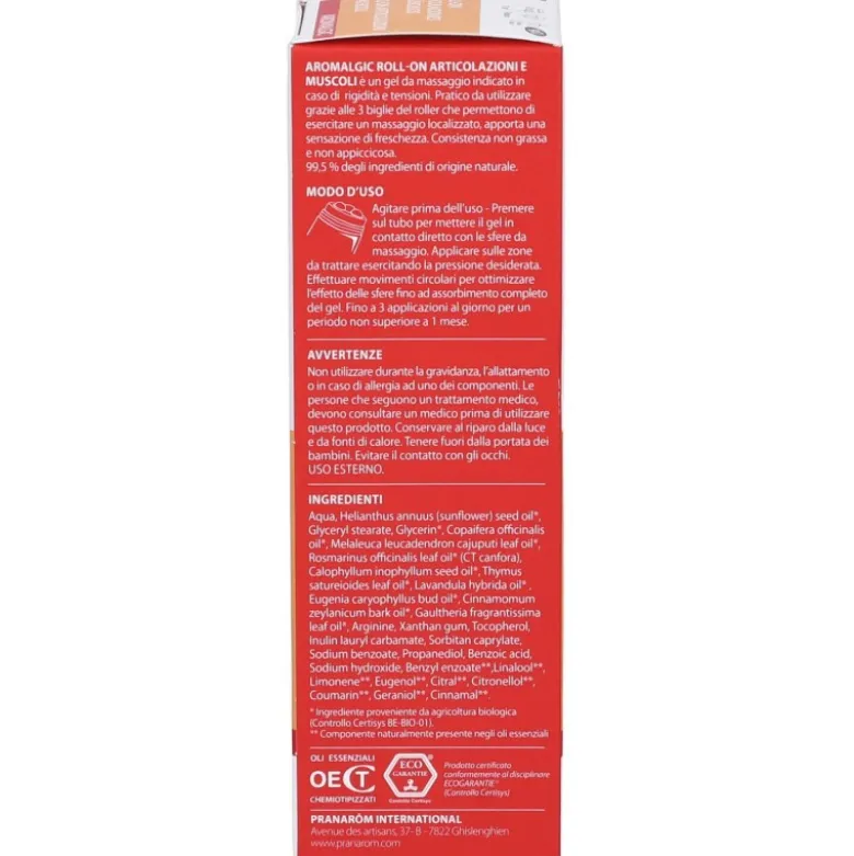 Pranarom Algic Per Articolazioni e Muscoli 75ml