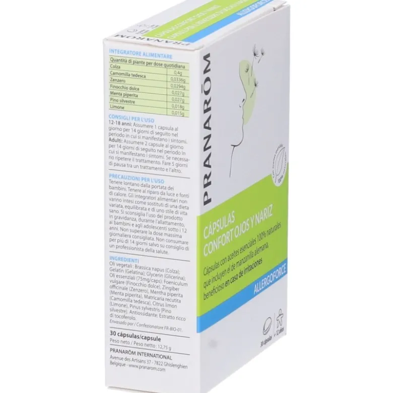 Pranarom Allergoforce Capsule Confort Occhi-naso 30 Capsule