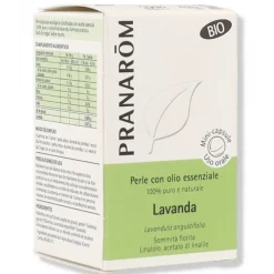 Pranarom Lavanda Biologico per Benessere Mentale 60 Perle