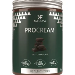 Procream Fondente crema proteica senza zuccheri per sportivi e dieta 400 g