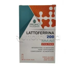 PromoPharma Lattoferrina 200 Immuno Difese Immunitarie 30 Stick da 1 g