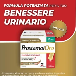 Prostamol Oro Integratore per il Benessere della Prostata 60 Stick