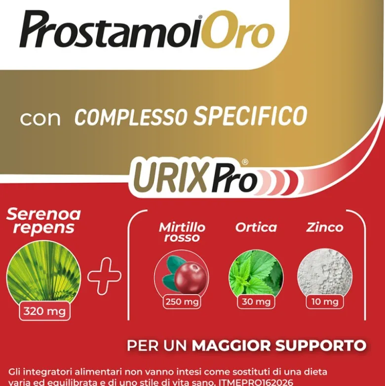 Prostamol Oro Integratore per il Benessere della Prostata 60 Stick