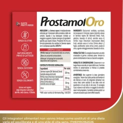 Prostamol Oro Integratore per il Benessere della Prostata 60 Stick