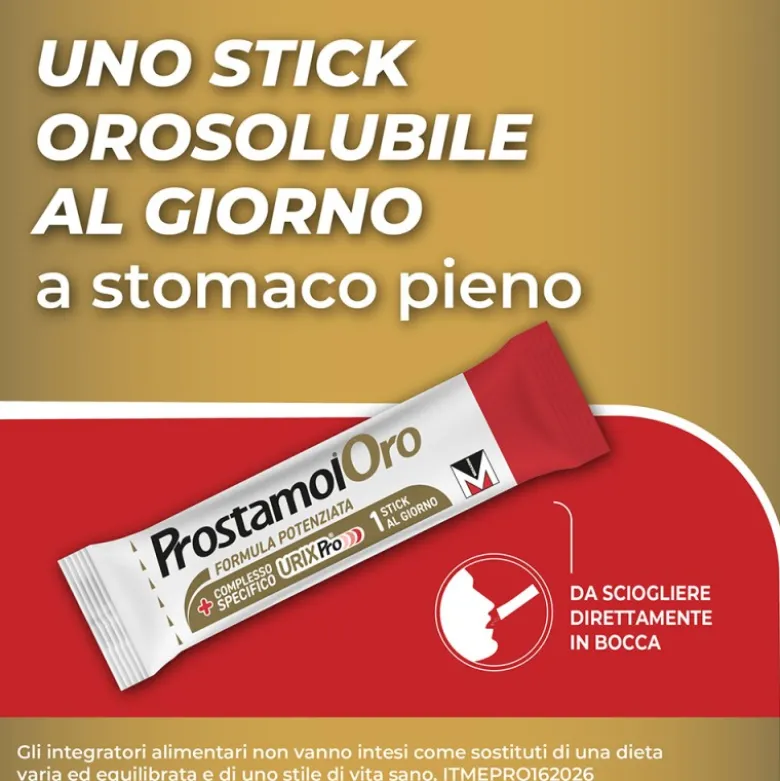 Prostamol Oro Integratore per il Benessere della Prostata 60 Stick
