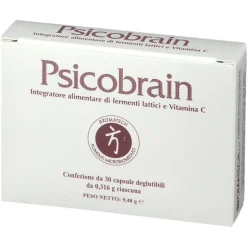 Psicobrain Bromatech Fermenti Lattici e Vitamina C per Stress 30 Capsule