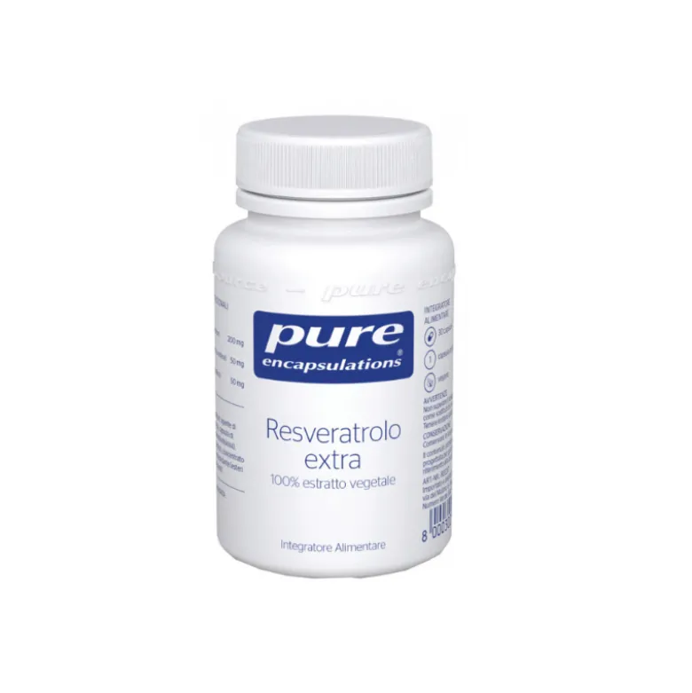 Pure Encapsulations Resveratrolo Extra Integratore per il Cuore 30 Capsule