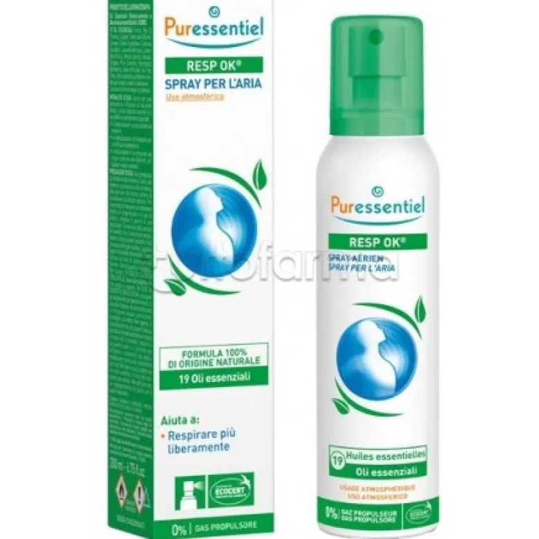 Puressentiel Resp'Ok Spray Aria per Benessere Respiratorio 200ml