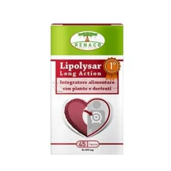 Renaco Lipolysar Long Action Integratore per Circolazione 45 Capsule