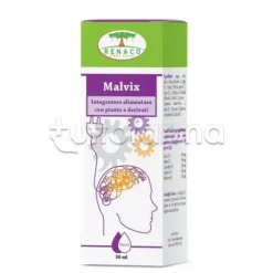 Renaco Malvix Integratore per Memoria e Concentrazione Gocce 50ml