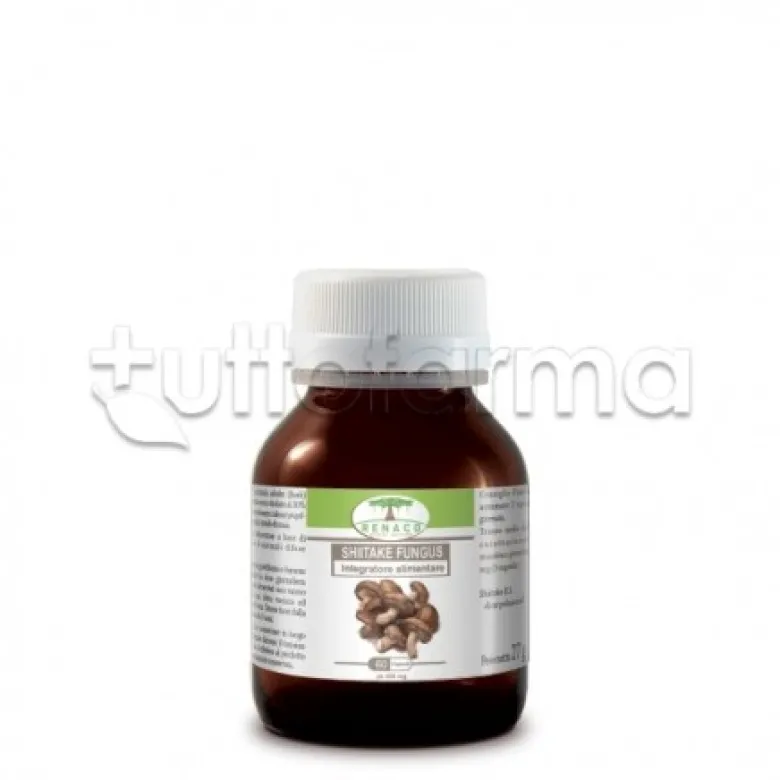Renaco Shiitakefungus Integratore per Difese Immunitarie 60 Capsule