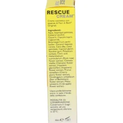 Rescue Cream Fiori di Bach crema lenitiva per pelle sensibile tubetto da 30g