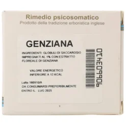 Rimedio Psicosomatico Genziana Gentian 4 Tubi Granuli
