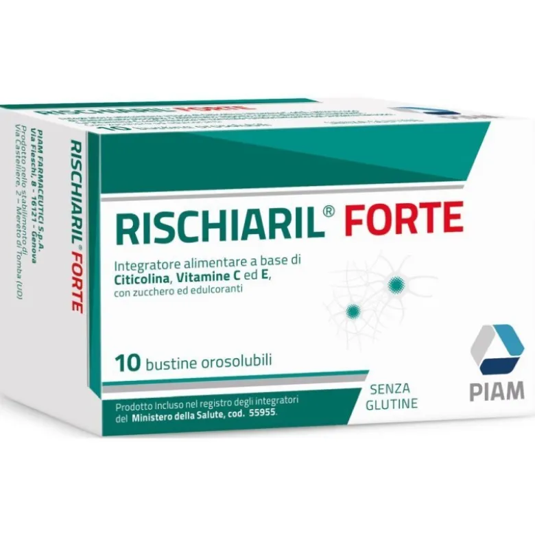 Rischiaril Forte Integratore Memoria e Concentrazione 10 Bustine