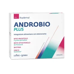 Roydermal Androbio Plus Integratore Zinco e Biotina 20 Bustine