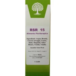 Rsr 15 supporto psico-fisico e tonico naturale flacone 50ml