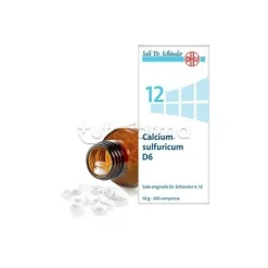 Sale Dr. Schüssler N. 12 Calcium Sulfuricum D6 Omeopatico 200 Compresse