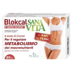 Sanavita Blokcal Integratore per Controllo del Peso 20 Compresse
