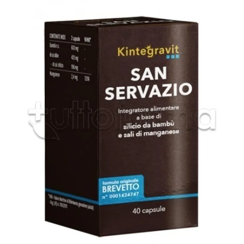 San Servazio Integratore per Pelle, Capelli e Unghie 40 Capsule