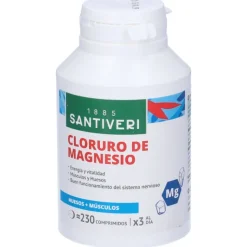 Santiveri Magnesio Cloruro Integratore di Magnesio 230 Compresse