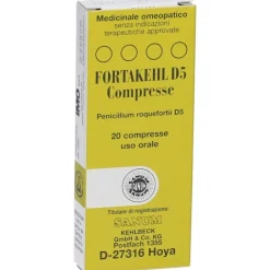 Sanum Fortakehl D5 Medicinale omeopatico 20 Compresse